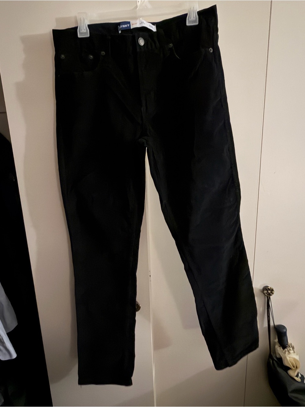 Old Navy Black Men's Straight cords - Classic Five-Pocket Style